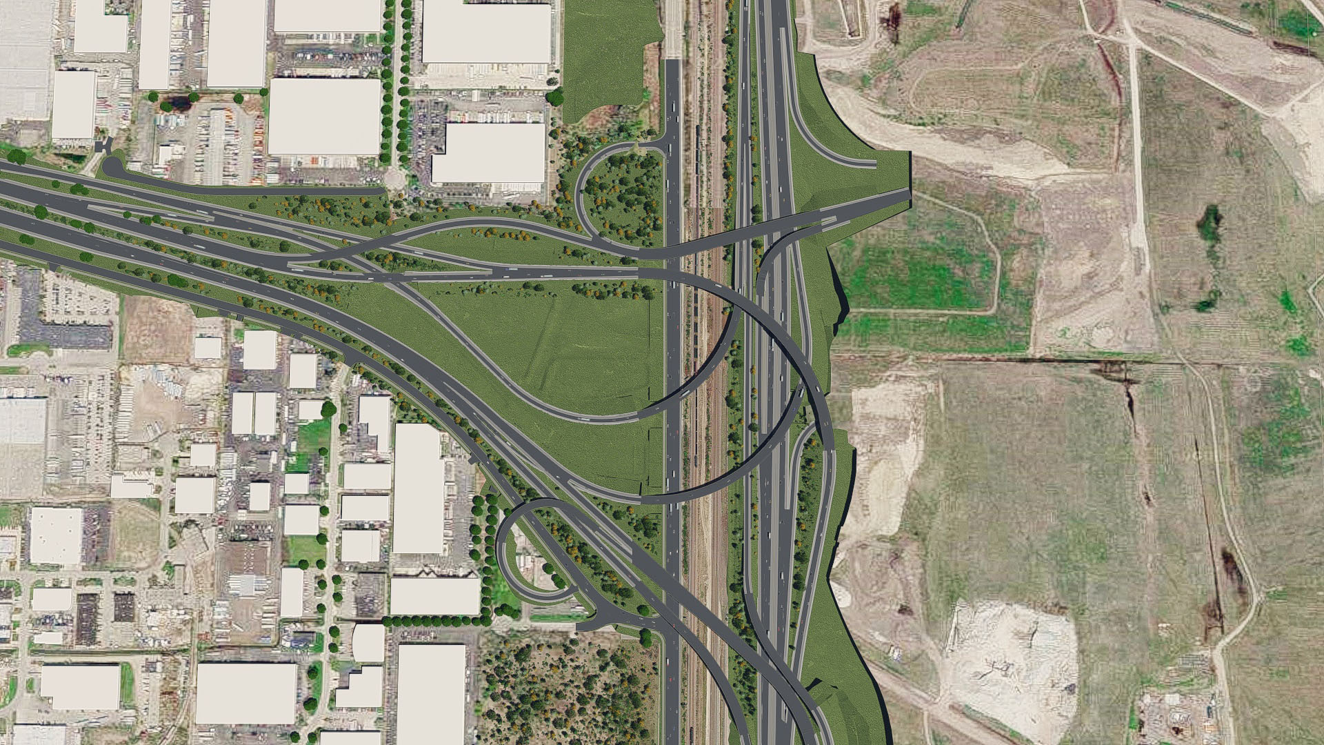 I-490/IL 390 Interchange | Stanley Consultants