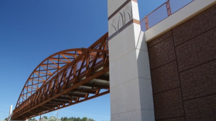 High Plains Connector Pedestrian Bridge in Parker, Colorado