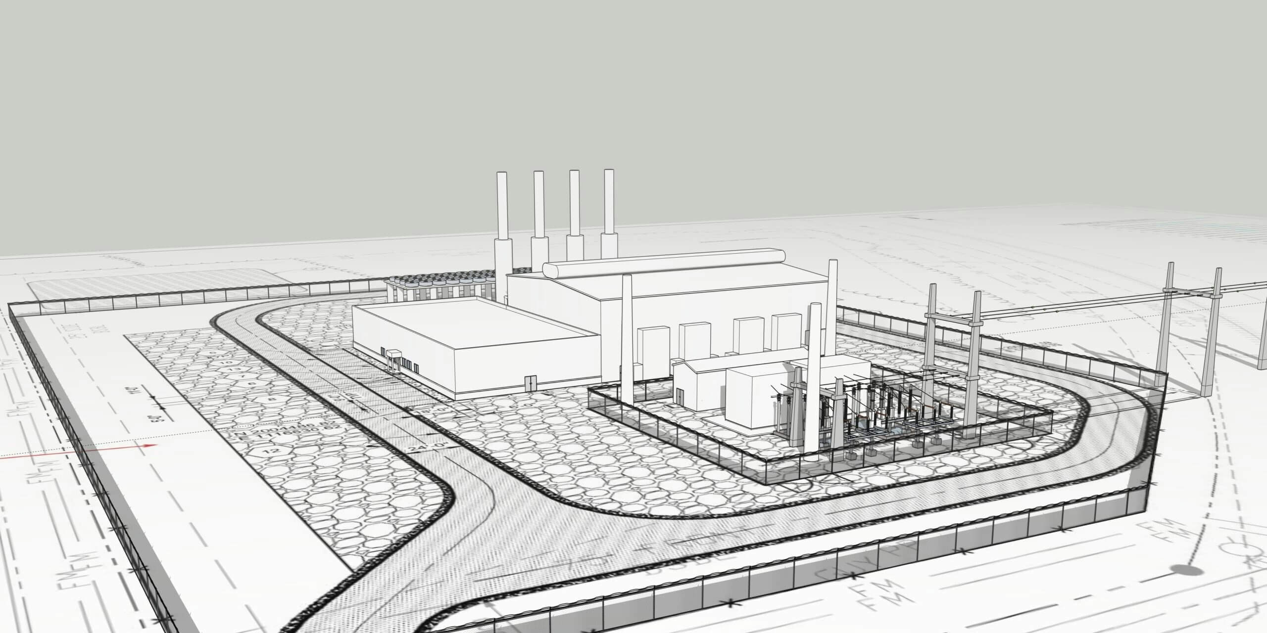 Sketch of the KYMEA Energy Center I