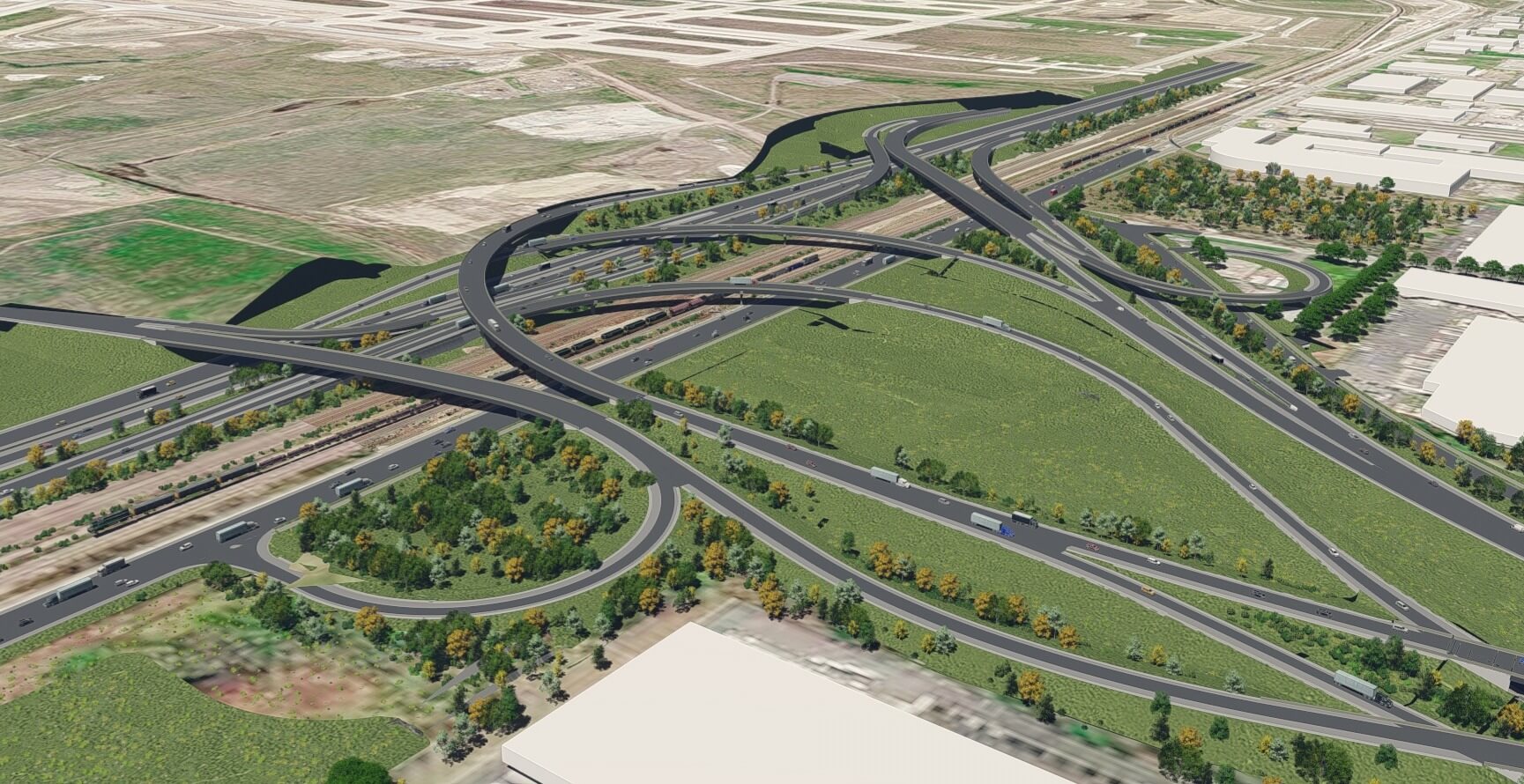 I-490/IL 390 Interchange | Stanley Consultants