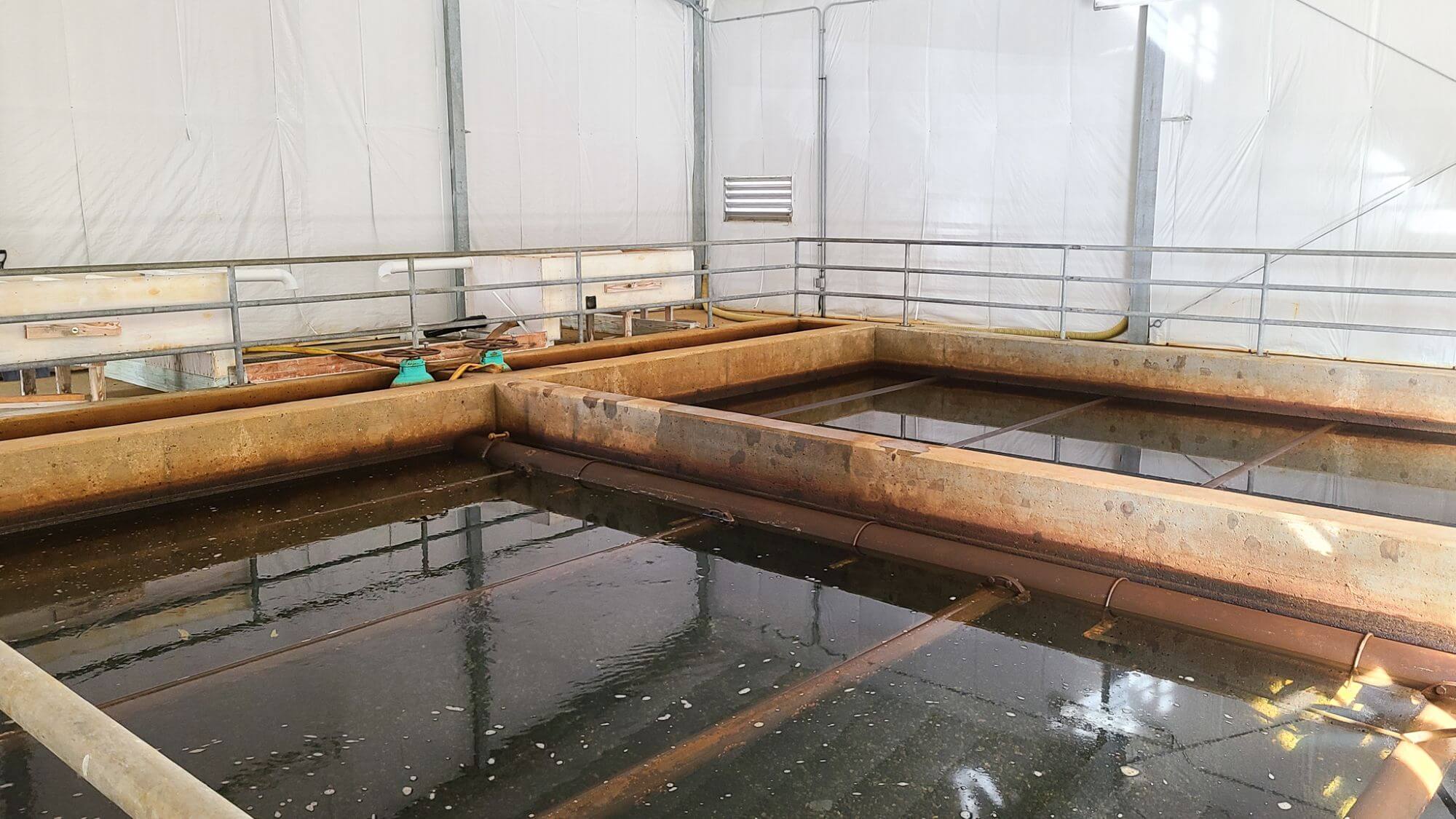 View of the inside of the Wrangell WTP